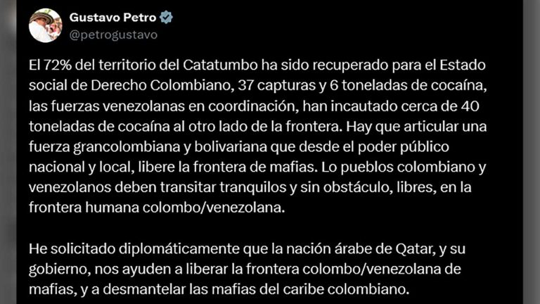 250620-Presidente-Petro-solicita-apoyo-de-Qatar-para-liberar-la-frontera-colombo-venezolana-de-las-mafias-1280